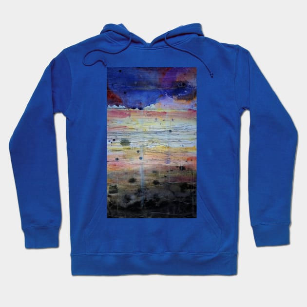 Abstraction "Yarns merging generations" Hoodie by Takeshi Kolotov